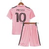 Officiële Voetbalshirt + Korte Broek Inter Miami CF Messi 10 Thuis 2022-23 - Kids